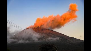 EN VIVO 🚨 El Volcán chaparrastique se encuentra activo 🚨 [upl. by Ambrosia]