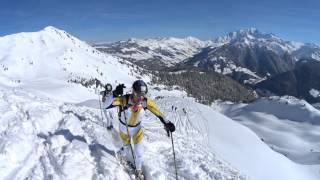 Pierra Menta 2016  1re étape par Pierre Gignoux [upl. by Deroo645]