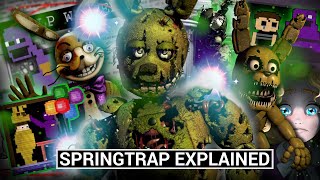 FNAF Animatronics Explained  SPRINGTRAP Five Nights at Freddys Facts [upl. by Gnues]