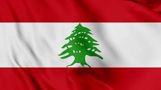 Lebanon Flag Waving Background  HD  FREE DOWNLOAD [upl. by Eycats]