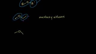 Ether nomenclature  Alcohols ethers epoxides sulfides  Organic chemistry  Khan Academy [upl. by Nived]