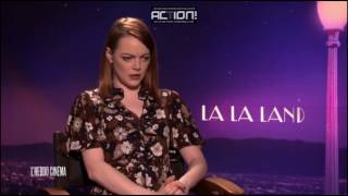 Emma Stone speaks french  Emma Stone parle français  Interview for La La Land [upl. by Ekle398]