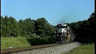 NS SD60 6582 leads NS 360 at Green Georgia  81499 [upl. by Einna]