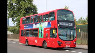 Arriva London HV116 LJ13FBL on a service 29 to Trafalgar Square [upl. by Jobe]