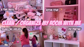 CLEAN  ORGANIZE MY ENTIRE ROOM  organizing  decorating very satisfying  motivating ✨ [upl. by Oringa855]