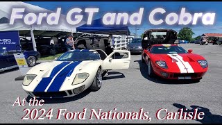 Ford GT and Cobras at the 2024 Ford Nationals Carlisle [upl. by Whitman780]