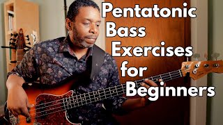 Pentatonic Scales on Bass for Beginners [upl. by Yalonda]