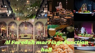 THE BEAUTIFUL WEDDING DECORATION AND A YUMMY FOOD OF AL FAREDAH WEDDING HALL IN KSAAliyah Qureshi [upl. by Howes]