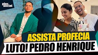 ASSISTA â€¢ PROFECIA QUE O CANTOR PEDRO HENRIQUE RECEBEU DIAS ANTES DE FALECER NO PALCO DURANTE SHOW [upl. by Tana212]