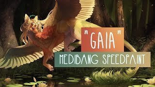 Gaia  SPEEDPAINT  Medibang Paint Pro [upl. by Ehud]