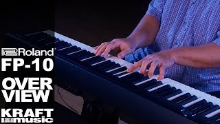 Roland FP10 Digital Piano  Overview [upl. by Htyderem]