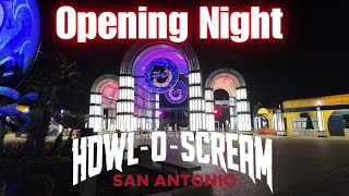 HowlOScream San Antonio Opening Night 2024 seaworldsanantonio howloscream [upl. by Attayek281]