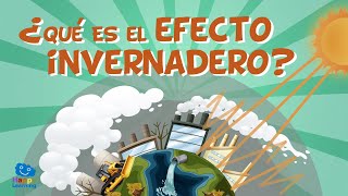 ¿QUÉ ES EL EFECTO INVERNADERO 🌎  Vídeos educativos para niños [upl. by Johathan577]