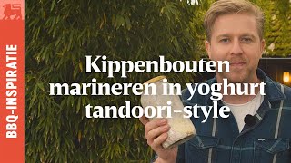 Kippenbouten marineren in yoghurt tandooristyle  Grillhacks [upl. by Luna838]