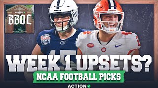 Which UNDERDOGS Will Win OUTRIGHT College Football Week 1 Picks amp Predictions  BBOC [upl. by Aowda512]