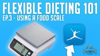 HOW TO USE A FOOD SCALE  Flexible Dieting 101 [upl. by Htiekram]