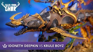 Idoneth Deepkin vs Krule Boyz  Age of Sigmar 30 Battle Report [upl. by Weiman]