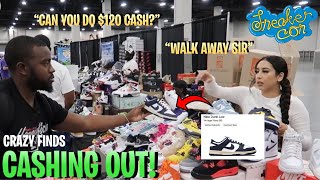 CASHING OUT AT SNEAKER CON VEGAS DAY 1 Crazy Steals We Spent 10k On Dunks Alone [upl. by Cassil]