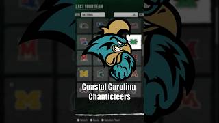 NEW Teams in EA College Football 25  Coastal Carolina [upl. by Annirac373]