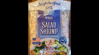 Pacific Seafood Newport Wild Cold Water Salad Shrimp Review [upl. by Odranoel]