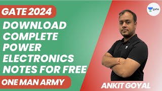 Download complete Power Electronics Notes for Free  Ankit Goyal ankitese onemanarmy [upl. by Ayr]