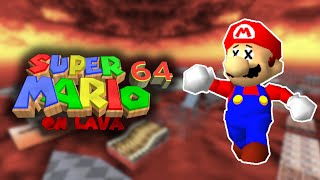 Super Mario 64 on Lava  Longplay  N64 [upl. by Elsilrac]