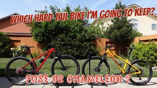 Which hard tail bike Im going to keep 2022 Specialized Fuse or Santa Cruz Chameleon [upl. by Georgianna297]