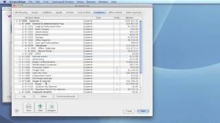 Creating Accounts in AccountEdge [upl. by Arracahs580]