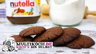 NUTELLA Kekse mit nur 3 Zutaten Multikoch [upl. by Elisa]