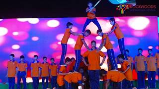 Pyramids Show  ORIANA 2K19  Rockwoods International School  1st Annual Day  Hyderabad [upl. by Whitehouse]