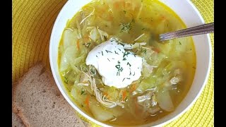 Simple Shchi soup cabbage soup Recipe  Irinas Home Cooking [upl. by Lunnete]