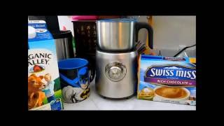 Breville Milk Cafe Quick Demo  Hot Chocolate [upl. by Diannne]