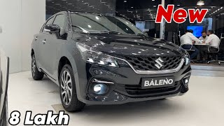 New BALENO 2024 Black Colour Updated  Maruti Suzuki BALENO Alpha Top Model 2024 Review [upl. by Nelyahs]