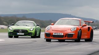 Porsche 911 GT3 RS vs Nissan GTR R35  LAUNCH CONTROL BATTLE [upl. by Desdemona]