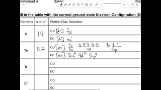 Chem Ch 2 Ws 4 [upl. by Lucho]