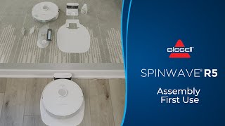 Assembly amp How to use  SpinWave® R5 Robotic Mop amp Vacuum [upl. by Ariak]