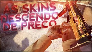 TOME CUIDADO  AS SKINS DO CSGO VÃO DESCER DE PREÇO [upl. by Islean694]