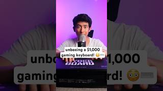 1000 keyboard unboxing 😳⌨️ asmr [upl. by Odraleba731]