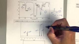 Organic Chemistry II  Solving a Structure Based on IR and NMR Spectra [upl. by Tik752]