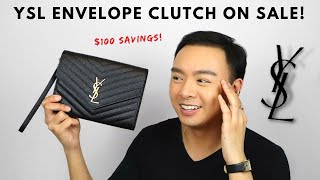 DONT PAY FULL PRICE ON YSL YSL Envelope Clutch Turn Crossbody Reviewaving HacksWhatFitsModshot [upl. by Oizirbaf932]