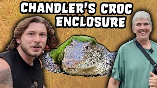 Planting Chandlers Wildlife Crocodile Enclosures [upl. by Zulema902]