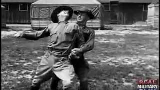 US Armys Basic Hand To Hand Fighting of World War 1 Silent film [upl. by Suivatco]