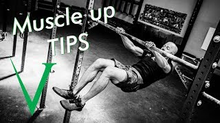 Bar MuscleUp Tips  Knees Up  CrossFit Invictus Gymnastics [upl. by Sitoeht]