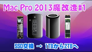 【ガジェット】Mac Pro 2013魔改造1、今回はSSDを交換して記憶容量をアップしました。あと10年は使い続けるつもりです。Upgrading Mac Pro 2013 [upl. by Moule]