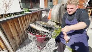 🔥 Wir grillen Branzino  es ist GRILLSAISON [upl. by Balsam359]