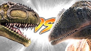 GIGANOTOSAURUS VS CARCHARODONTOSAURUS Who Would Win [upl. by Assiled]