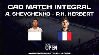 A Schevchenko  PH Herbert  Moselle Open 2023 Tennis  CAD  Match Complet 10112023 [upl. by Lyall]