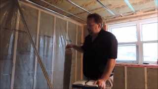 Using Roxul Insulation Resilient Channels amp Type X Drywall [upl. by Cesar650]