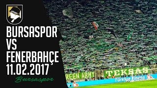 FANS Bursaspor vs Fenerbahçe 11022017 [upl. by Tris]