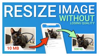 How to resize photo without losing quality On Android Smartphone [upl. by Hahseram]